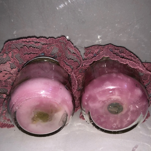 2 Baby Jars Candles Jasmine Hand Made - Picture 6 of 8